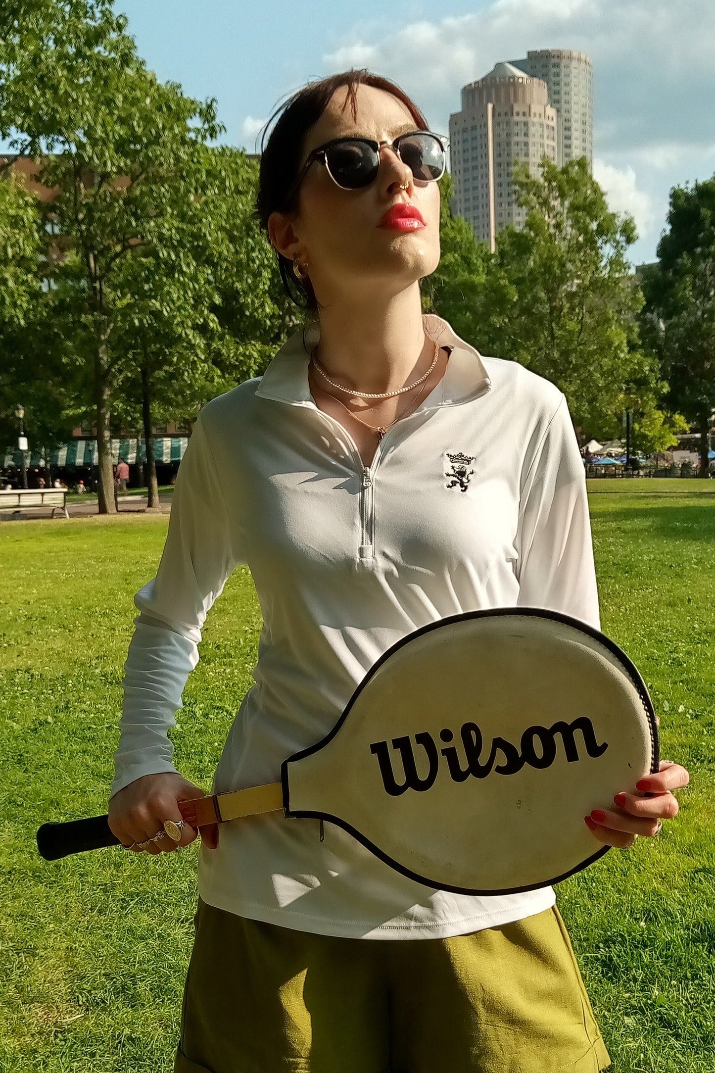 "The Windsor" π Women's 1/4 Zip Pullover